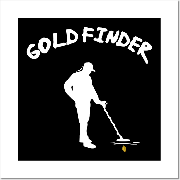 Gold Finder Cool Probe Walker Wall Art by family.d